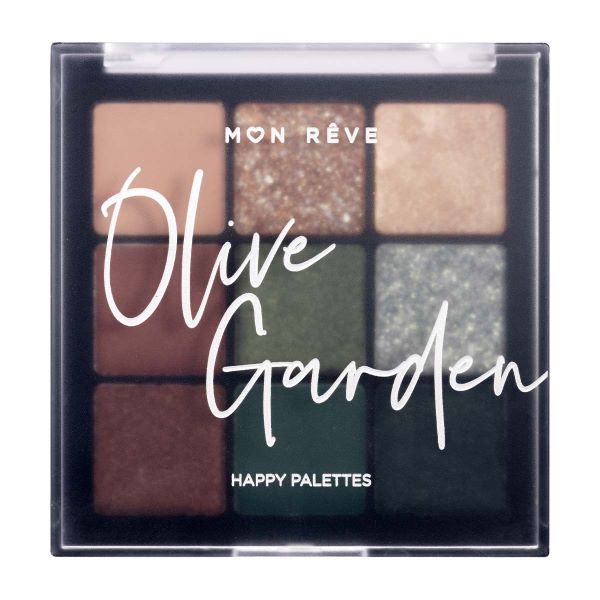 OLIVE GARDEN HAPPY PALETTES
9 shades eyeshadow palette